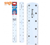 Линейка пластиковая 30см. 33007-30