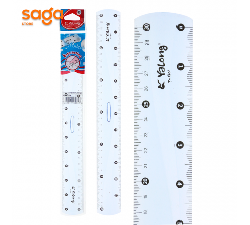 Линейка пластиковая 30см. 33007-30