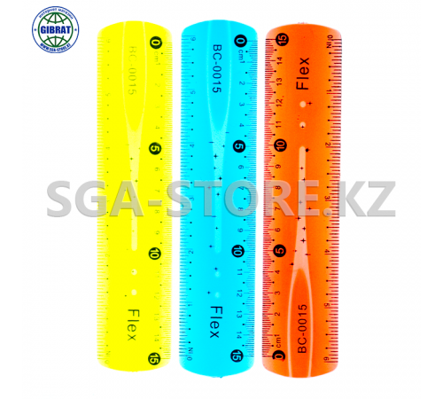 Линейка гелевая 15см