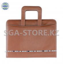 Папка с ручкой, формат-А4, экокожа 1041