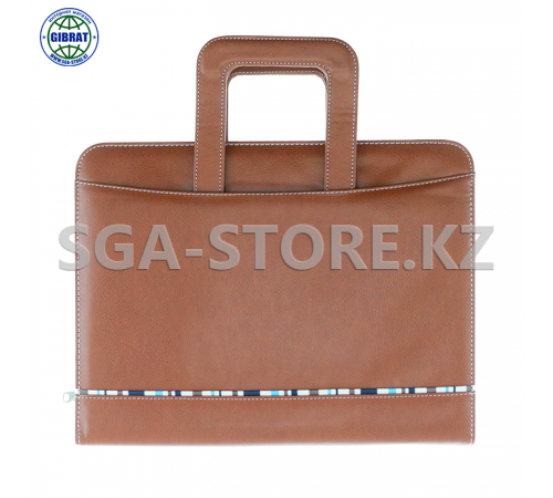 Папка с ручкой, формат-А4, экокожа 1041