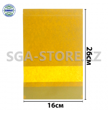 Крафт пакет ДОЙ-пак 16*26см пластик, с окном.