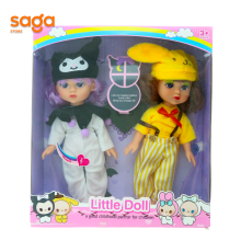 Набор кукол из 2-х штук "Little Doll".27*7,5*30см.1/72. 5623 A
