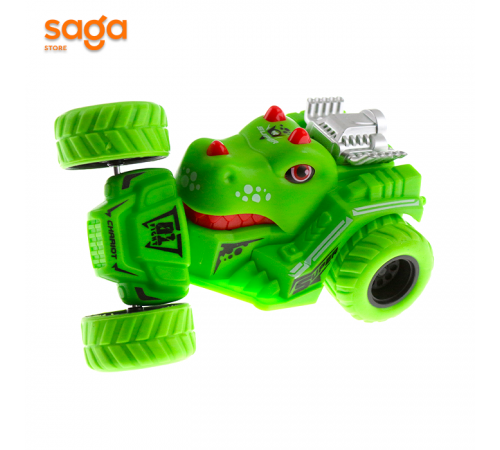 Машина инерционная "Перевёртыш-динозаврик" в пакете.12,5*9,5*6см.1/240 F1681