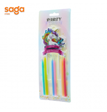 Свечи+топпер ЕДИНОРОГ 0027.