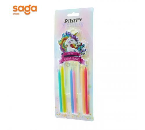 Свечи+топпер ЕДИНОРОГ 0027.