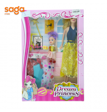 Кукла в коробке с дочками 8141