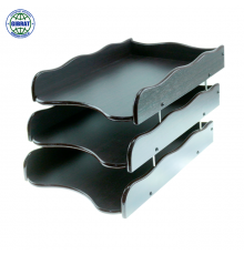 Лоток деревянный, горизонтальный, на 3 секций. XD 7803.