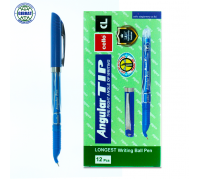 Ручка шариковая для левшей  Сello, синий, в упаковке-12шт. CLA 01.