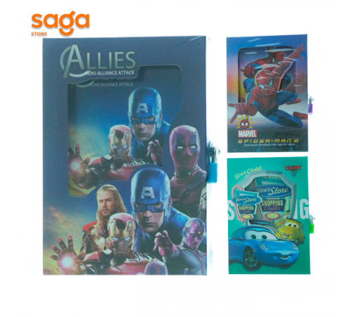 Блокнот детский с замком, А5/32К