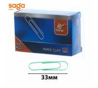 Скрепки 33мм,YONE в блоке-10/500