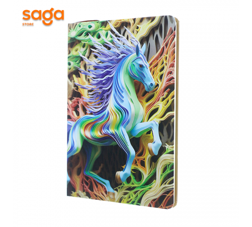 Блокнот на резинке, А5 в клетку, SH-A52501