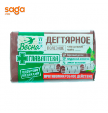 Мыло Весна дегтярное 90гр. 1784. 6088. 6206.