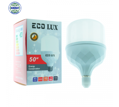 Лампочка 50w, E27, 5250 Lumen, ECO LUX.