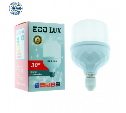 Лампочка 30w, E27, 3150 Lumen, ECO LUX.