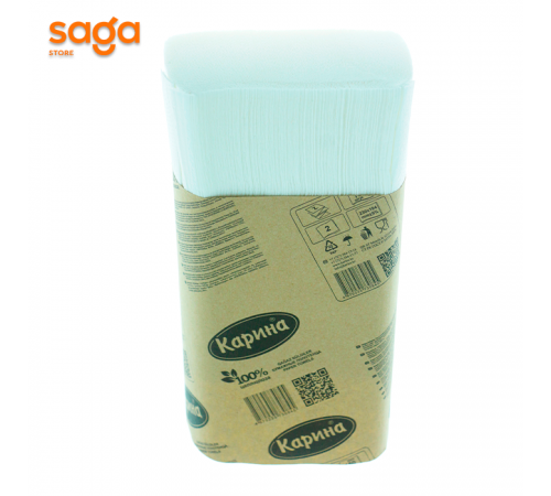 Полотенца бумажные укладка Карина 150шт