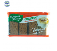 Губка для мытья посуды и уборки помещений Мелочи жизни-Спецэфект, в упаковке-4шт.