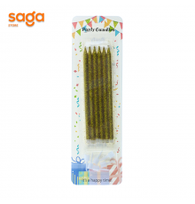 Свечи (блеск золото 6шт) для торта 1/576