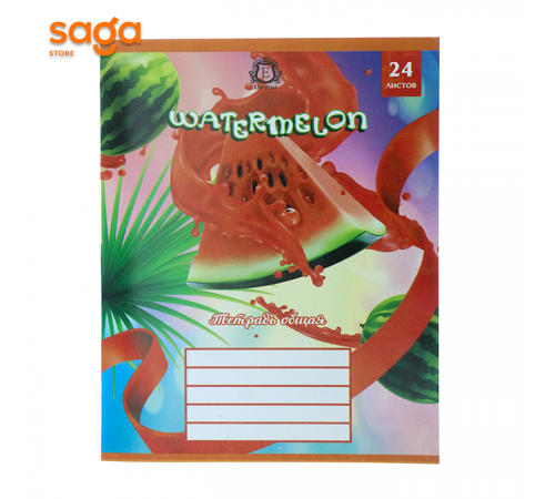 Тетрадь общая в клетку А5 24л, ELER-PLAST 1/256 2424