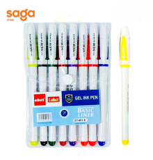 Ручка гелевая "A", 0,5мм, в пачке-12шт, 48х 801А