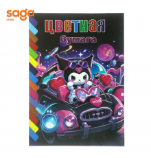 Цветная бумага для детского творчества, двухсторонняя, 12л. 2525 3232