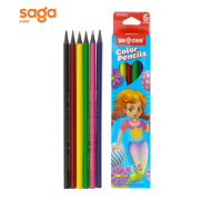 Цветные карандаши "Braden" 6 цветов,  8030-6