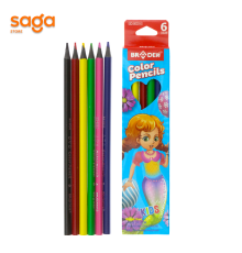 Цветные карандаши "Braden" 6 цветов,  8030-6