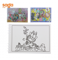 Раскраска Лабубу пружина TS003