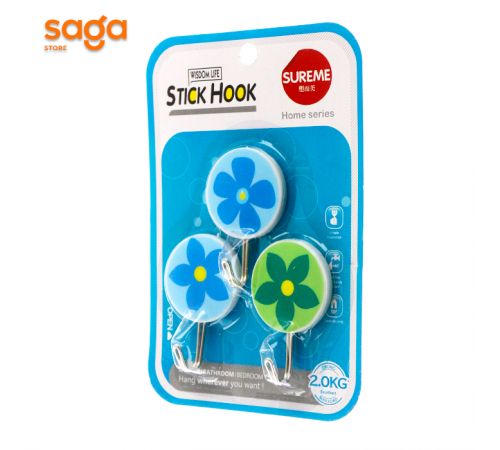 Крючок самоклейка 2кг Stick Hook 1/160 9011