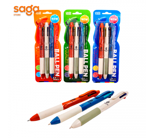 Многоцветная ручка 4в1 WD9913. 1/24/288