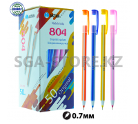 Ручка шариковая "804", синий, 0.7мм, в упаковке-50шт.