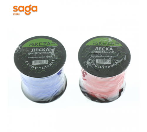 Леска строительная 100 метр 1,2мм