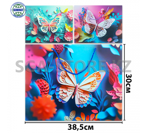 Пакет бумажный 38,5х30х11см