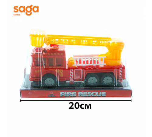Машина пожарная под блистером 129-2