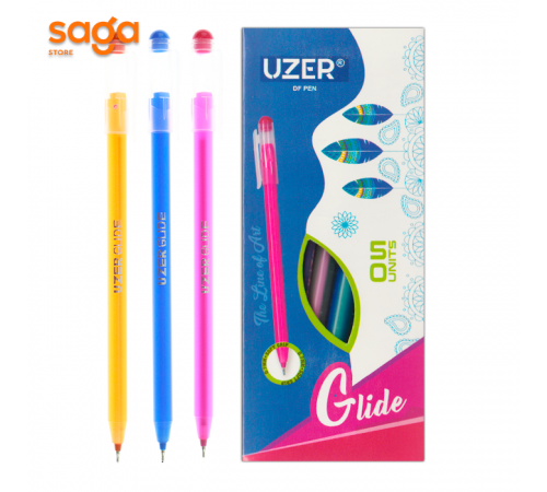 Ручка шариковая  UZER Glide, синий, 0,7мм.