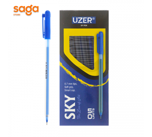 Ручка шариковая  UZER SKY, синий, 0,7мм.