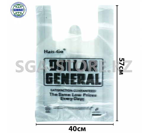 Пакет/Майка "Доллар", в мешке -70 пачек, в пачке-50шт.