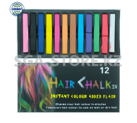 Мелки разноцветные для Волос Hair Chalk, 12 шт.