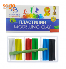Пластилин 6цв 40/160 YR 777-6