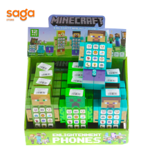 Игрушка телефон/сотка «Майнкрафт/Minecraft», музыкальный, 12 шт., 2047