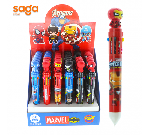 Ручка шариковая Марвел 10в1 36х 910-1001 мстители