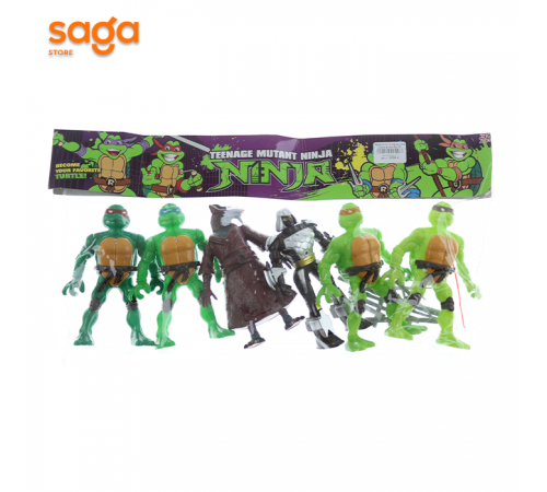 Черепашки ниндзя в пакете 6х 13.