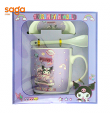 Кружка+ложка+тарелка KUROMI АТ-2151.