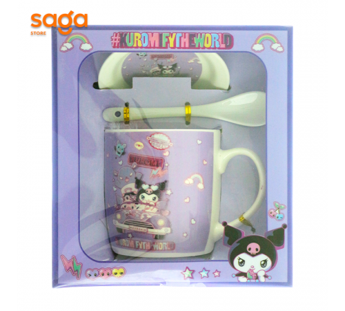 Кружка+ложка+тарелка KUROMI АТ-2151.