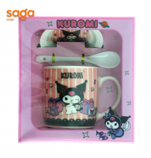 Кружка+ложка+тарелка KUROMI АТ-1970.