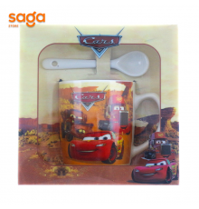 Кружка+ложка Тачки АТ-1254.