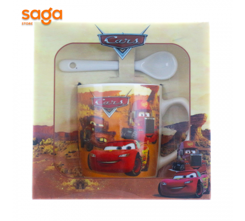 Кружка+ложка Тачки АТ-1254.