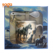 Кружка+ложка Лошадь АТ-1925.