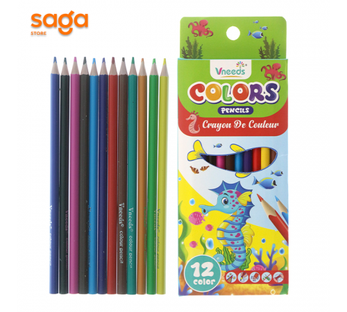 Цветные карандаши  Vneeds  V.06.62-12цв