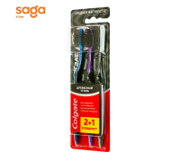 Зубная щетка Colgate Зиг-Заг с древесным углем 2+1